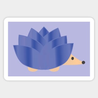 Purple Lotus Hedgehog Sticker